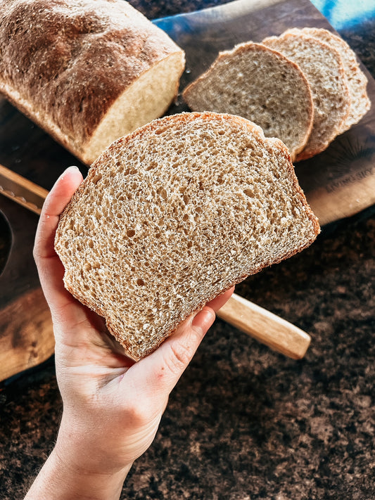 Honey Whole Wheat Sandwich Bread
