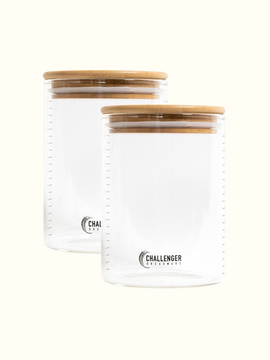 Sourdough Starter Jar Set (2 pc)