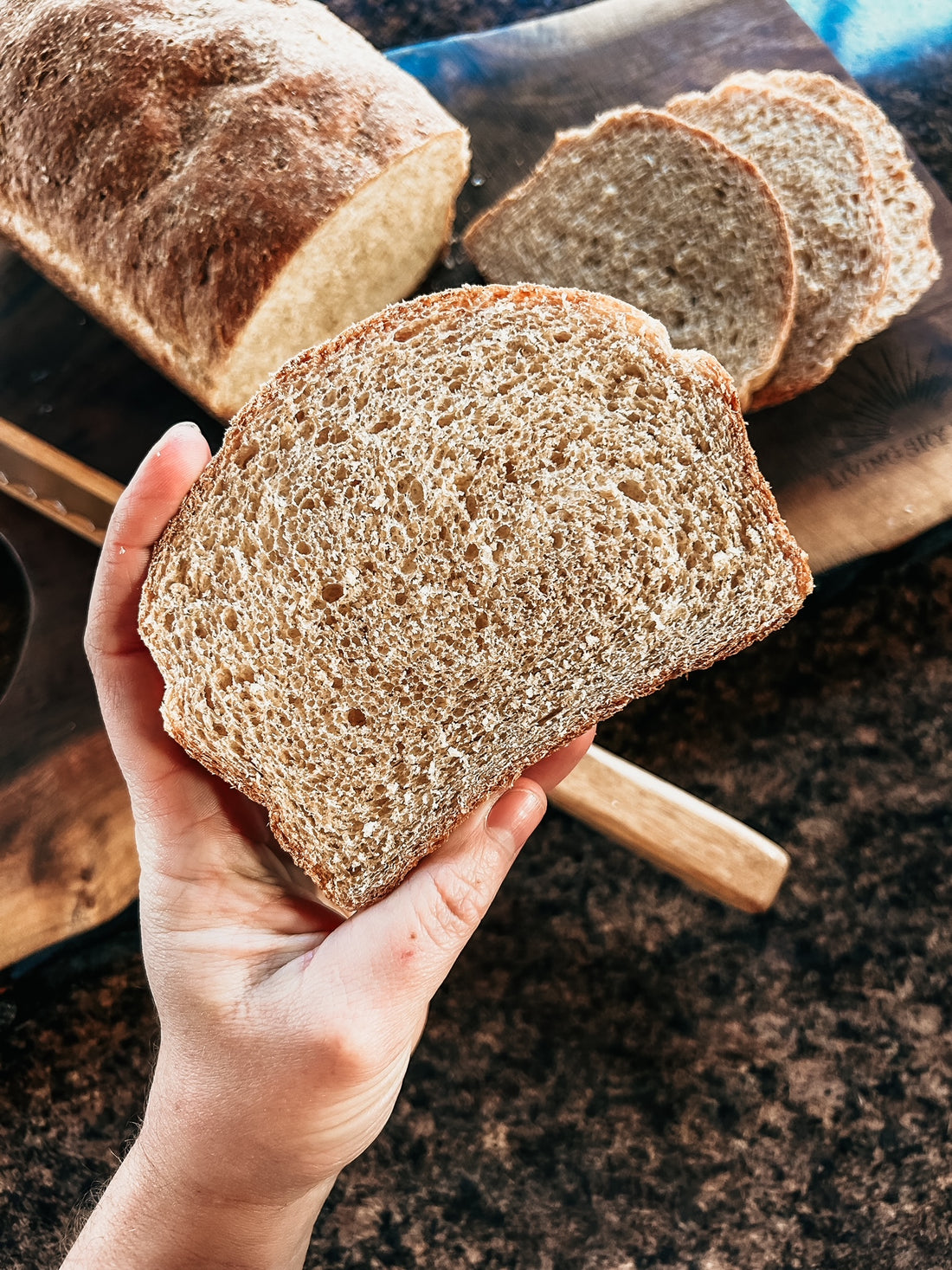 Honey Whole Wheat Sandwich Bread