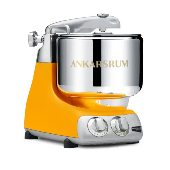 A Canadian Ankasrum Mixer in Sunbeam Yellow.