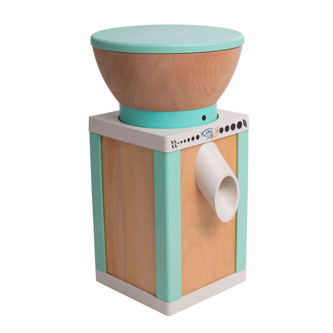 Komo Mill's Komo Mio Electric Mill in mint/green